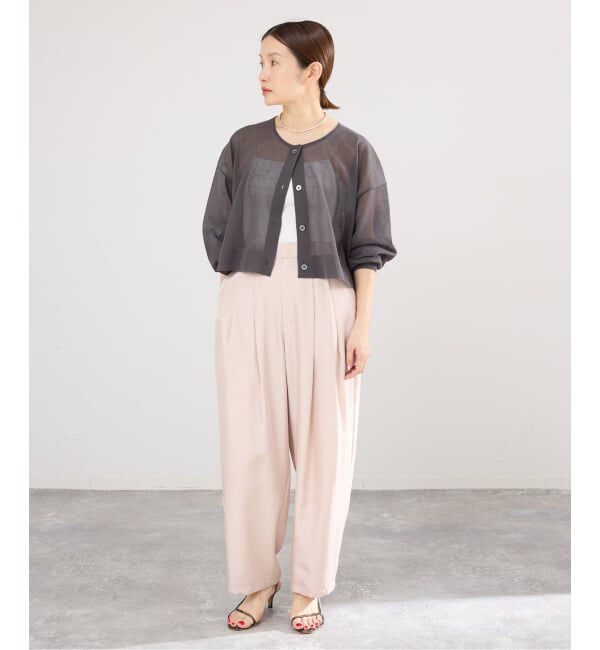 IENA「《追加3予約》FILMY COTTONカーディガン」|カーディガン|