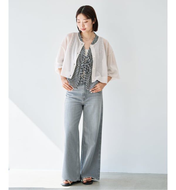 IENA「《追加3予約》FILMY COTTONカーディガン」|カーディガン|