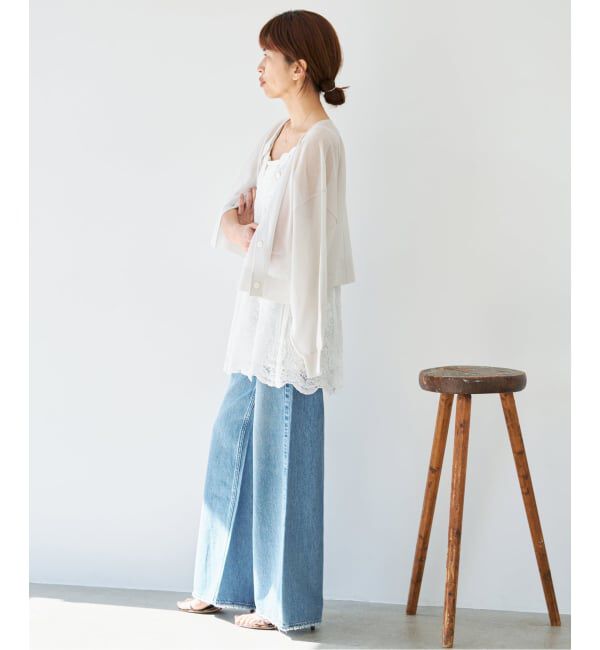 IENA「《追加3予約》FILMY COTTONカーディガン」|カーディガン|