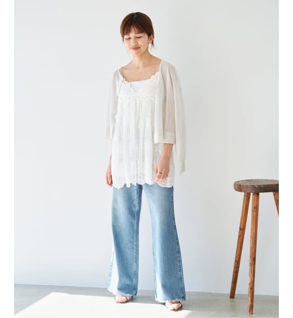 IENA「《追加3予約》FILMY COTTONカーディガン」|カーディガン|