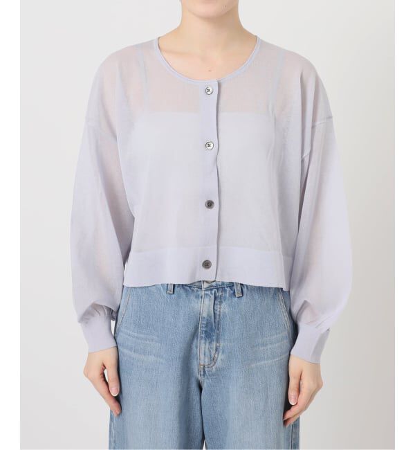 IENA「《追加3予約》FILMY COTTONカーディガン」|カーディガン|