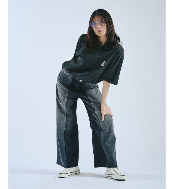 Paris Saint-Germain「【Paris Saint-Germain / パリ・サン＝ジェルマン】 JP ITALIC LOGO ポロシャツ」|ポロシャツ|