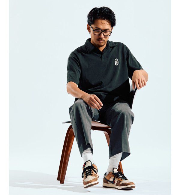 Paris Saint-Germain「【Paris Saint-Germain / パリ・サン＝ジェルマン】 JP ITALIC LOGO ポロシャツ」|ポロシャツ|