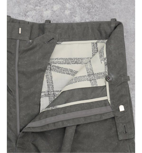 EDIFICE「m&rsquo;s braque(エムズ ブラック) for BOUCLE バイオエイジングタックワイドハ」|スラックス|