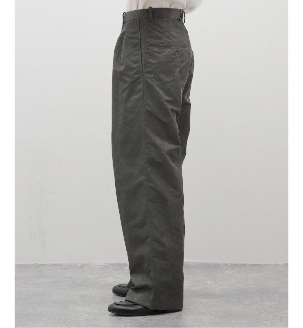 EDIFICE「m&rsquo;s braque(エムズ ブラック) for BOUCLE バイオエイジングタックワイドハ」|スラックス|