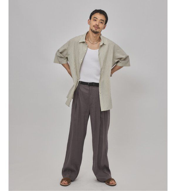 EDIFICE「ETS.MATERIAUX(マテリオ) フレンチワーク ショートスリーブシャツ」|シャツ・ブラウス|