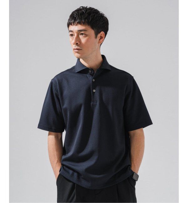 EDIFICE「《追加》"吸水速乾＆イージーケア" 36ゲージ ツイリードライ ポロシャツ」|ポロシャツ|