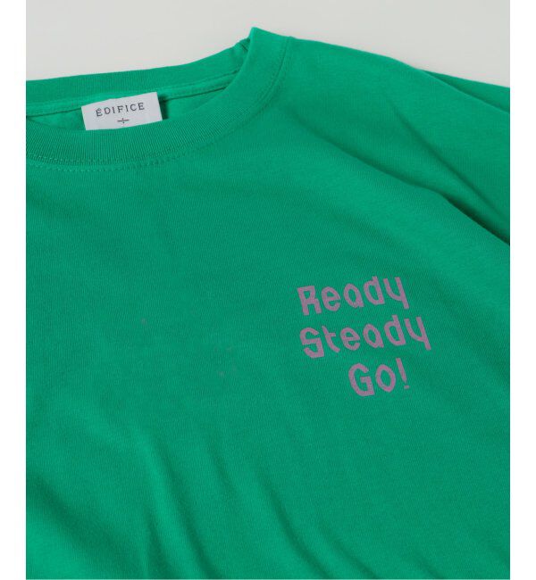 EDIFICE「Ready Steady Go! / レディーステディゴー 別注 プリント Tシャツ」|Tシャツ・カットソー|