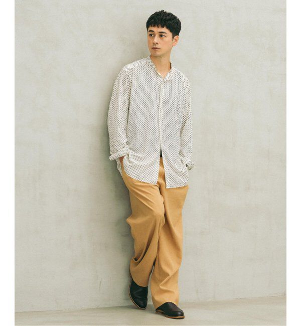 EDIFICE「パターンデシンスタンドカラーシャツ」|シャツ・ブラウス|