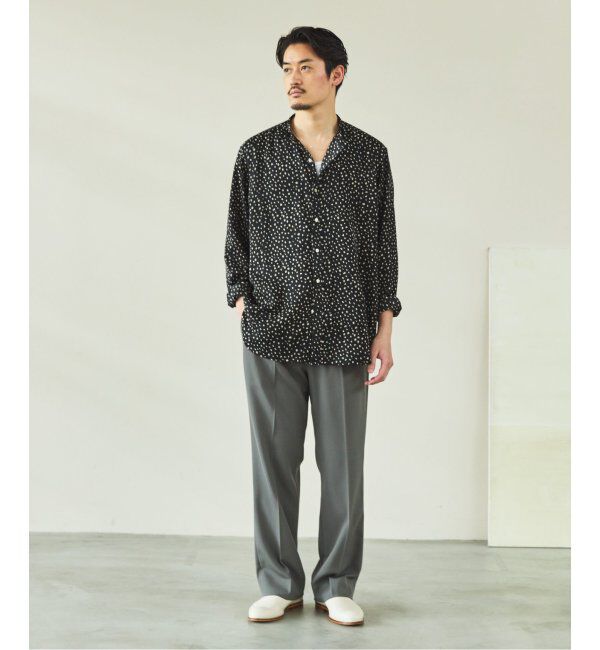 EDIFICE「パターンデシンスタンドカラーシャツ」|シャツ・ブラウス|