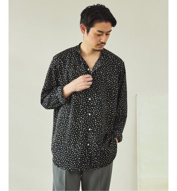 EDIFICE「パターンデシンスタンドカラーシャツ」|シャツ・ブラウス|