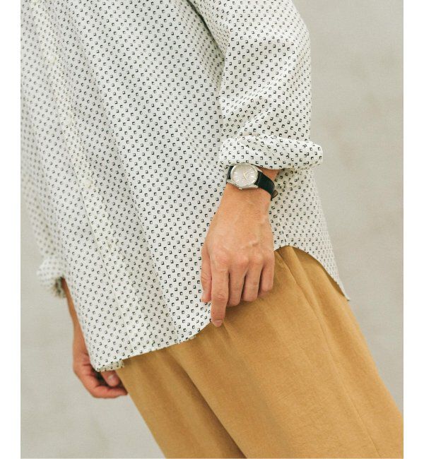 EDIFICE「パターンデシンスタンドカラーシャツ」|シャツ・ブラウス|