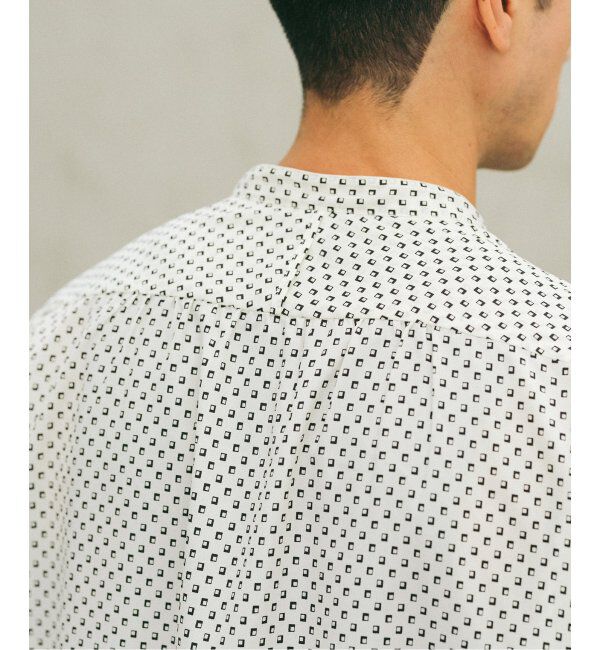 EDIFICE「パターンデシンスタンドカラーシャツ」|シャツ・ブラウス|