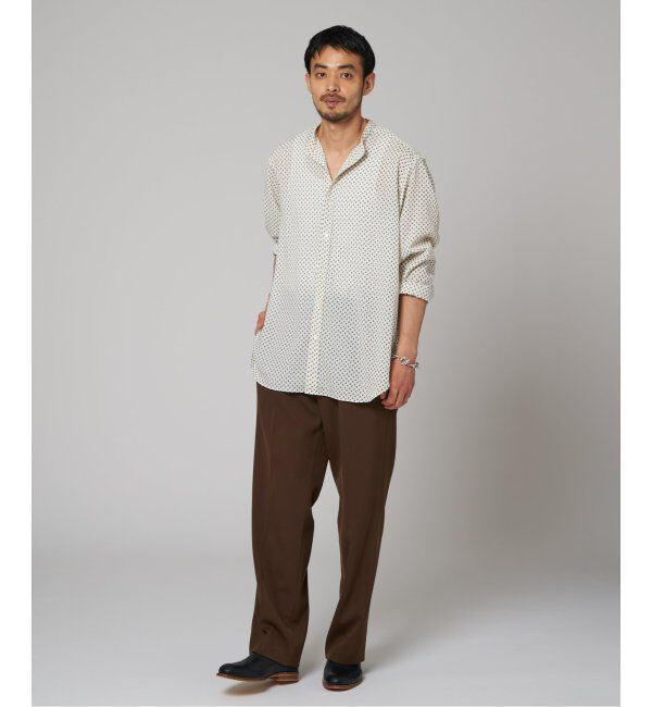 EDIFICE「パターンデシンスタンドカラーシャツ」|シャツ・ブラウス|