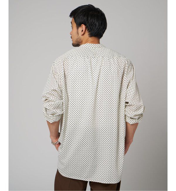 EDIFICE「パターンデシンスタンドカラーシャツ」|シャツ・ブラウス|