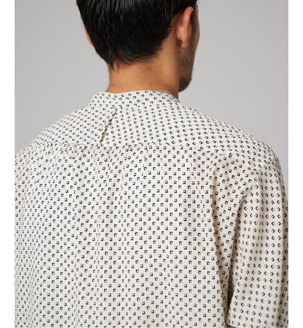 EDIFICE「パターンデシンスタンドカラーシャツ」|シャツ・ブラウス|