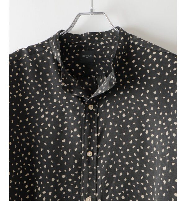 EDIFICE「パターンデシンスタンドカラーシャツ」|シャツ・ブラウス|