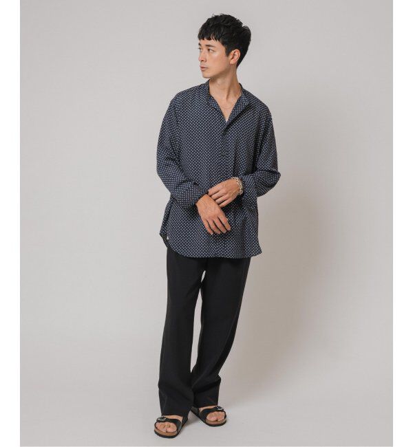 EDIFICE「パターンデシンスタンドカラーシャツ」|シャツ・ブラウス|