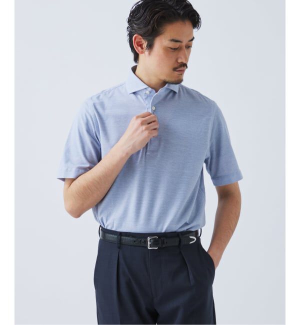 EDIFICE「《予約》GUY ROVER (ギローバー) 別注 ジャージーカッタウェイポロシャツ」|ポロシャツ|