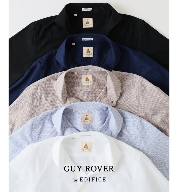 EDIFICE「《予約》GUY ROVER (ギローバー) 別注 ジャージーカッタウェイポロシャツ」|ポロシャツ|
