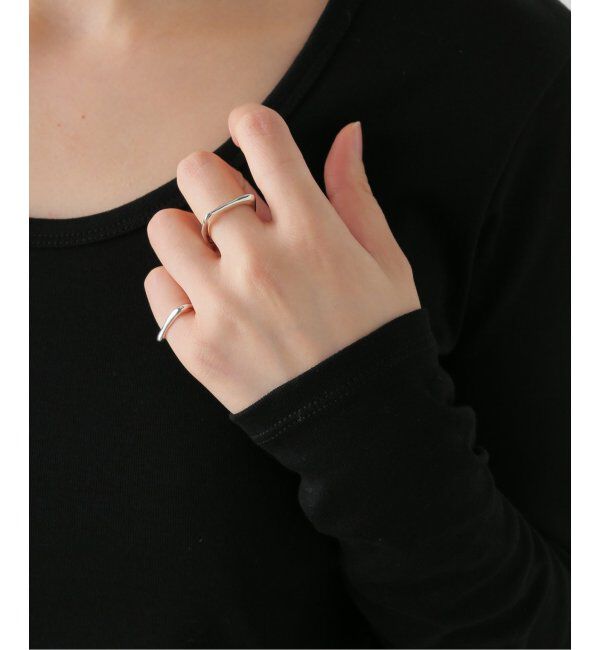 JOURNAL STANDARD「【MAISON DPULSE/メゾンドパルス】 SQUERE PAIR RING　H017」|リング|シルバー