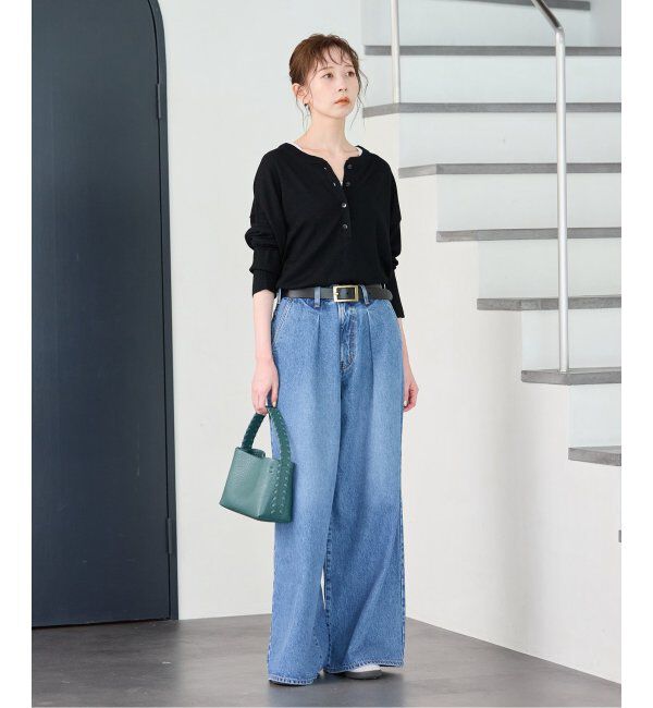 JOURNAL STANDARD「《WEB限定追加2》ウォッシャブル2WAYヘンリープルオーバー」|ニット・セーター|