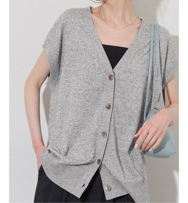 JOURNAL STANDARD「《追加2》リネンレーヨンニュアンスベスト」|ベスト・ジレ|グレー