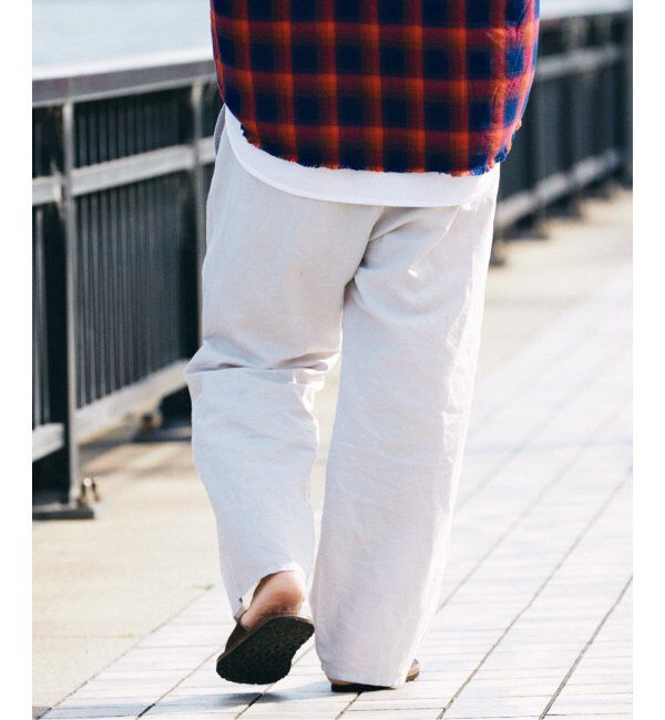 JOURNAL STANDARD relume「ヨーロピアンフラックス ガーメントダイ スクエアイージーパンツ」|その他|