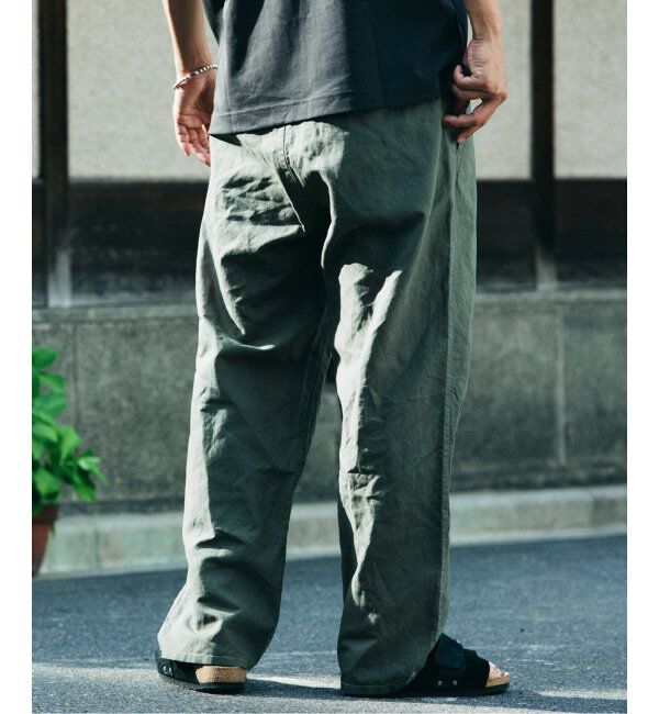 JOURNAL STANDARD relume「ヨーロピアンフラックス ガーメントダイ スクエアイージーパンツ」|その他|