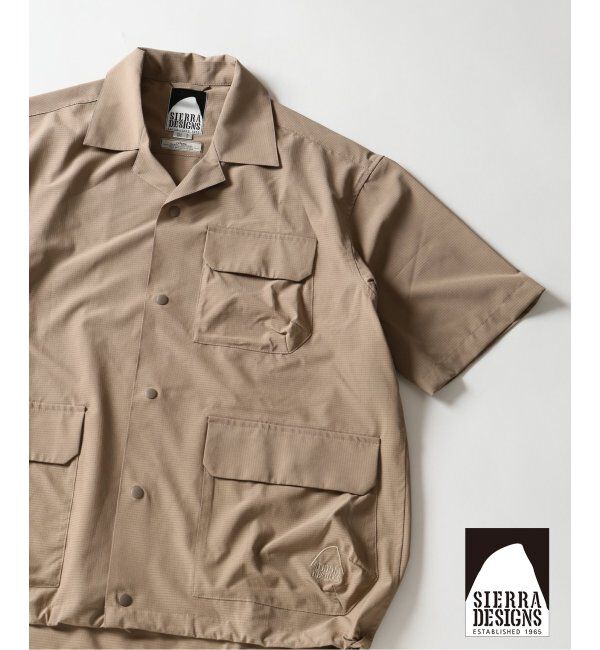 JOURNAL STANDARD relume「SIERRA DESIGNS / シエラデザインズ 別注 ホールメッシュ半袖 シャツ」|シャツ・ブラウス|ベージュ A