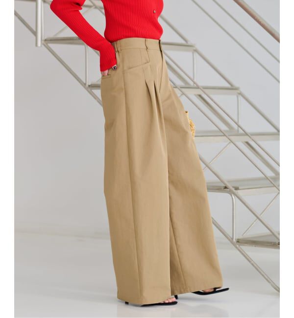 JOURNAL STANDARD relume「《追加 / 新色》2タックワイドパンツ」|チノ|