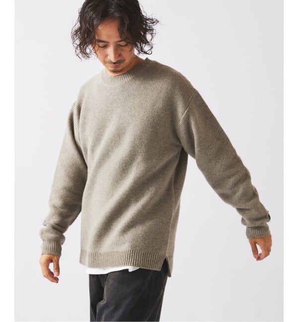 JOURNAL STANDARD relume「ハミルトン ウール ガーター クルーネック ニット」|ニット・セーター|