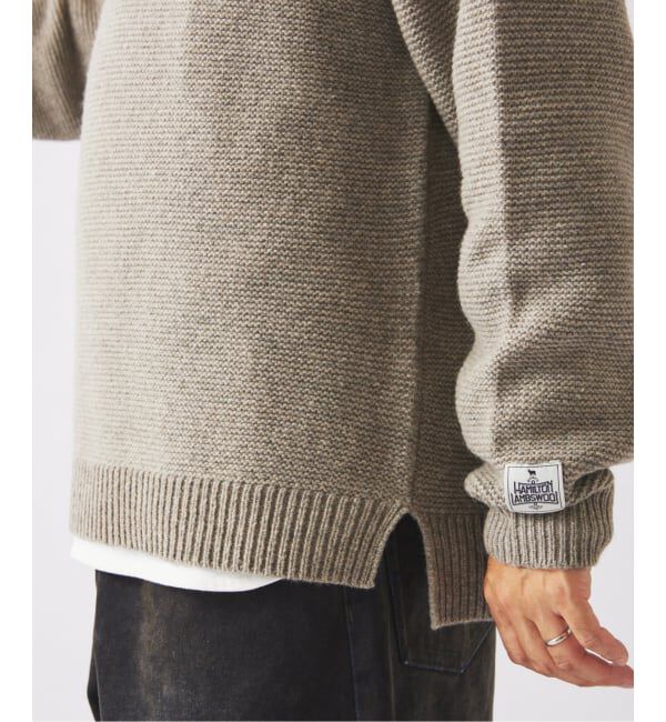 JOURNAL STANDARD relume「ハミルトン ウール ガーター クルーネック ニット」|ニット・セーター|
