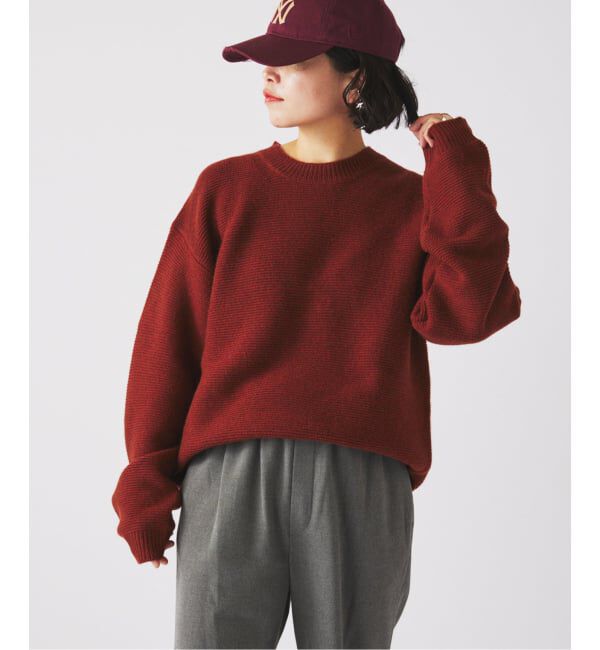 JOURNAL STANDARD relume「ハミルトン ウール ガーター クルーネック ニット」|ニット・セーター|