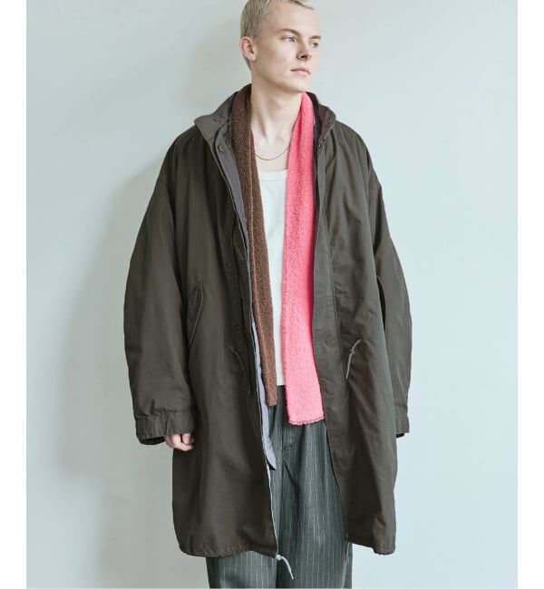 JOURNAL STANDARD「M65 フィッシュテールパーカー ガーメント ダイ / ライナー付き / モッズ」|ミリタリー・モッズコート|カーキ