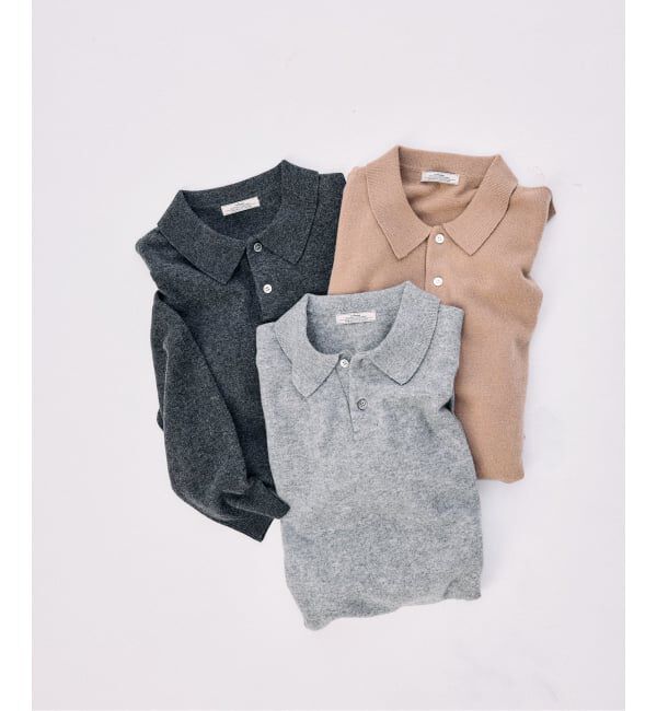JOURNAL STANDARD relume「COLLINS VILLE WOOL / コリンズ ビル ウールニット ポロシャツ」|ニット・セーター|