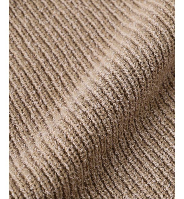 J.S.Homestead「J.S.Homestead / ブランケット ステッチ リブ ニット」|ニット・セーター|