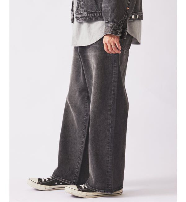 JOURNAL STANDARD relume「クラフトデニム 13.5oz ワイド ストレート デニム」|デニム|