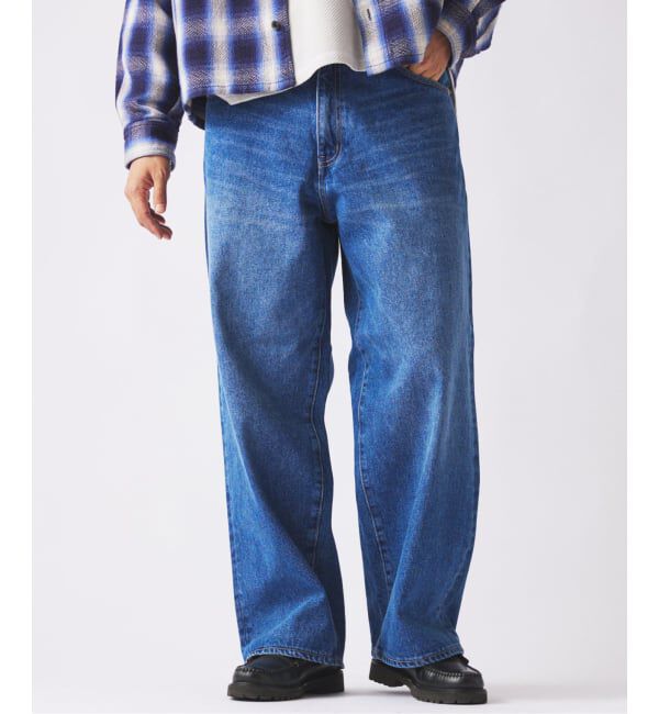 JOURNAL STANDARD relume「クラフトデニム 13.5oz ワイド ストレート デニム」|デニム|