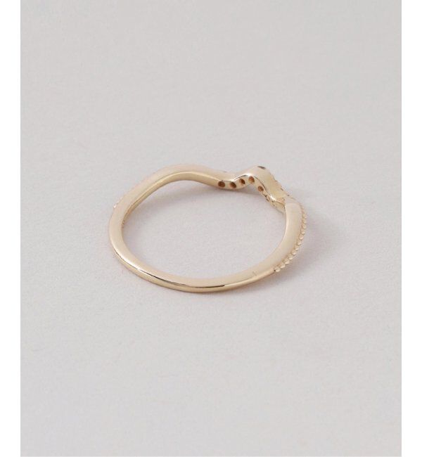 Lilas by Spick&Span「ビーチミルダイヤピンキーリング K10」|リング|