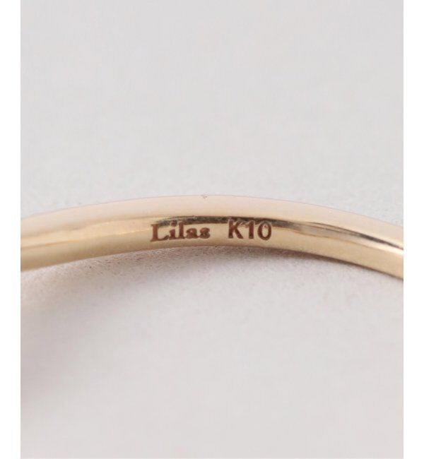 Lilas by Spick&Span「ビーチミルダイヤピンキーリング K10」|リング|