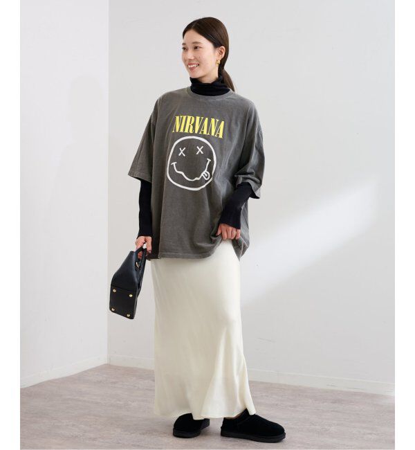 FRAMeWORK「GOOD ROCK SPEED/グッドロックスピード NIRVANA 別注BIG Tシャツ」|Tシャツ・カットソー|