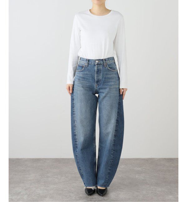 NOBLE「AGOLDE/エーゴールドイー LUNA PIECED JEAN」|デニム|