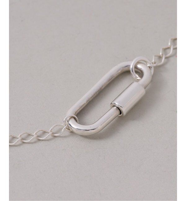 Spick and Span「【SAMH by LILAS】カラビナシースルーチェーンネックレス SV」|ネックレス|