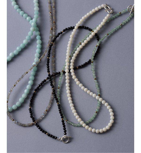 Spick and Span「【SAMH by LILAS】オニキスネックレス SV」|ネックレス|