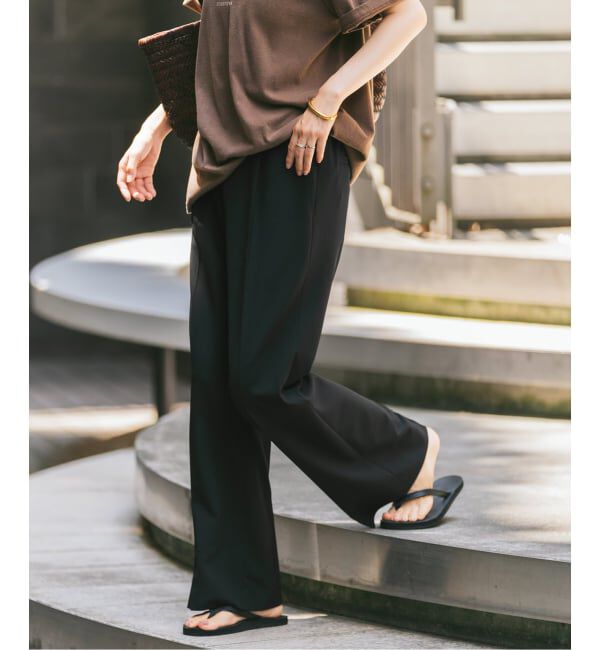 FRAMeWORK「≪追加・洗濯機洗い可能≫ウォッシャブルイージースラックス 3」|スラックス|