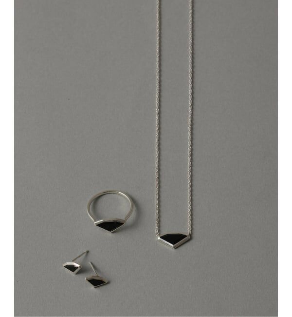 Spick and Span「【SAMH by LILAS】ダイヤモンドカットオニキスリング SV」|リング|