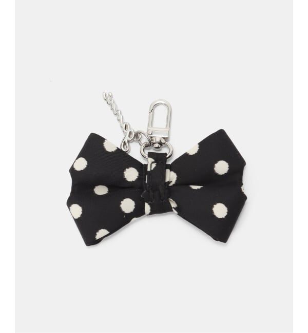 U by SPICK&SPAN「GANNI / ガニー Bow Charm Printed Nylon」|キーケース|