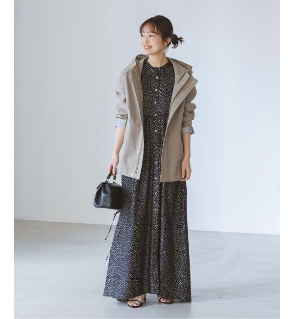 NOBLE「《WEB・なんばCITY店限定追加予約》ドットサッカードロストワンピース」|ワンピース|