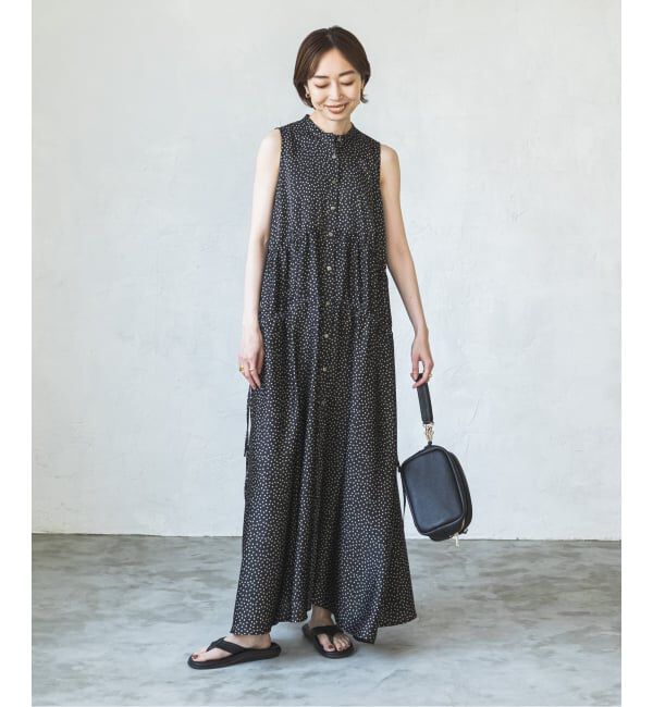 NOBLE「《WEB・なんばCITY店限定追加予約》ドットサッカードロストワンピース」|ワンピース|